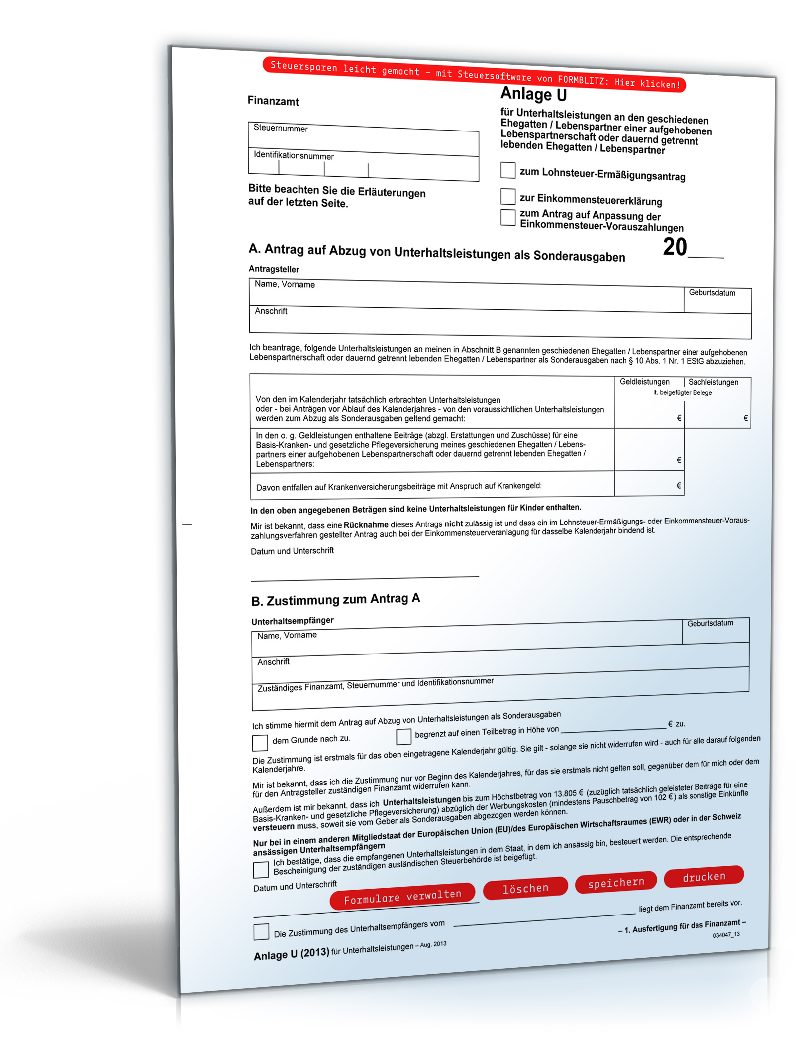 Anlage U 2013 Dokument zum Download