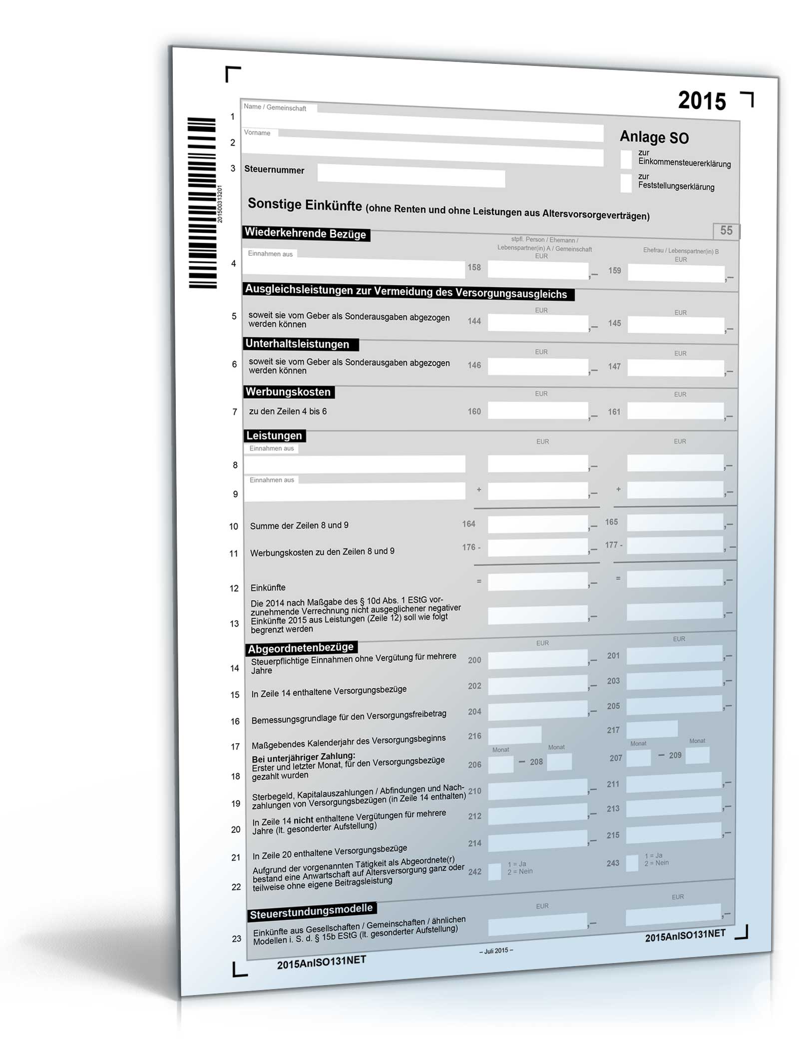 Anlage SO 2015 Dokument zum Download