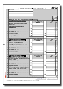 Anleitung für die Anlage UR der Umsatzsteuererklärung 2015 Dokument zum Download