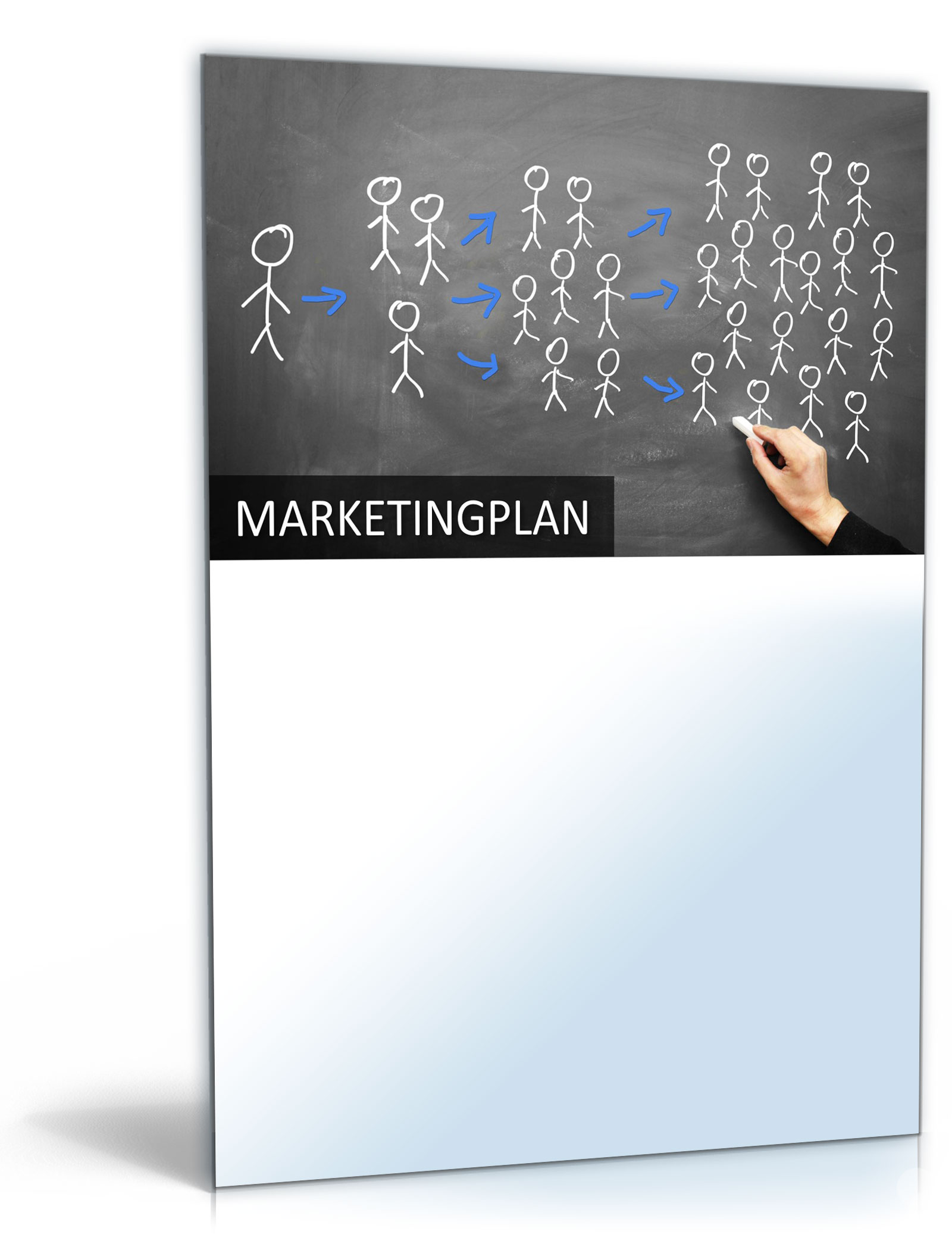 PowerPoint-Vorlage Marketing-Plan Dokument zum Download