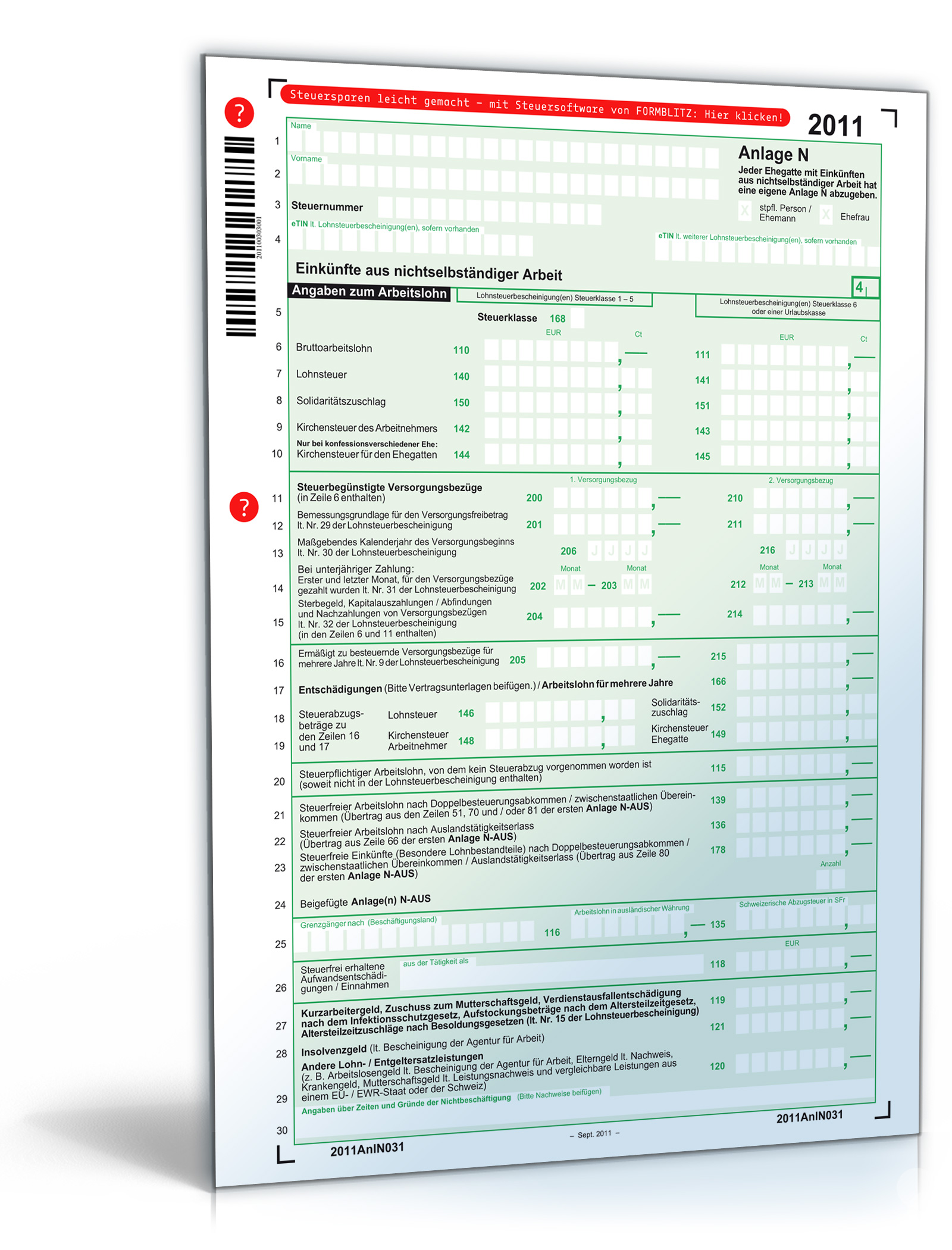 Anlage N 2011 Dokument zum Download