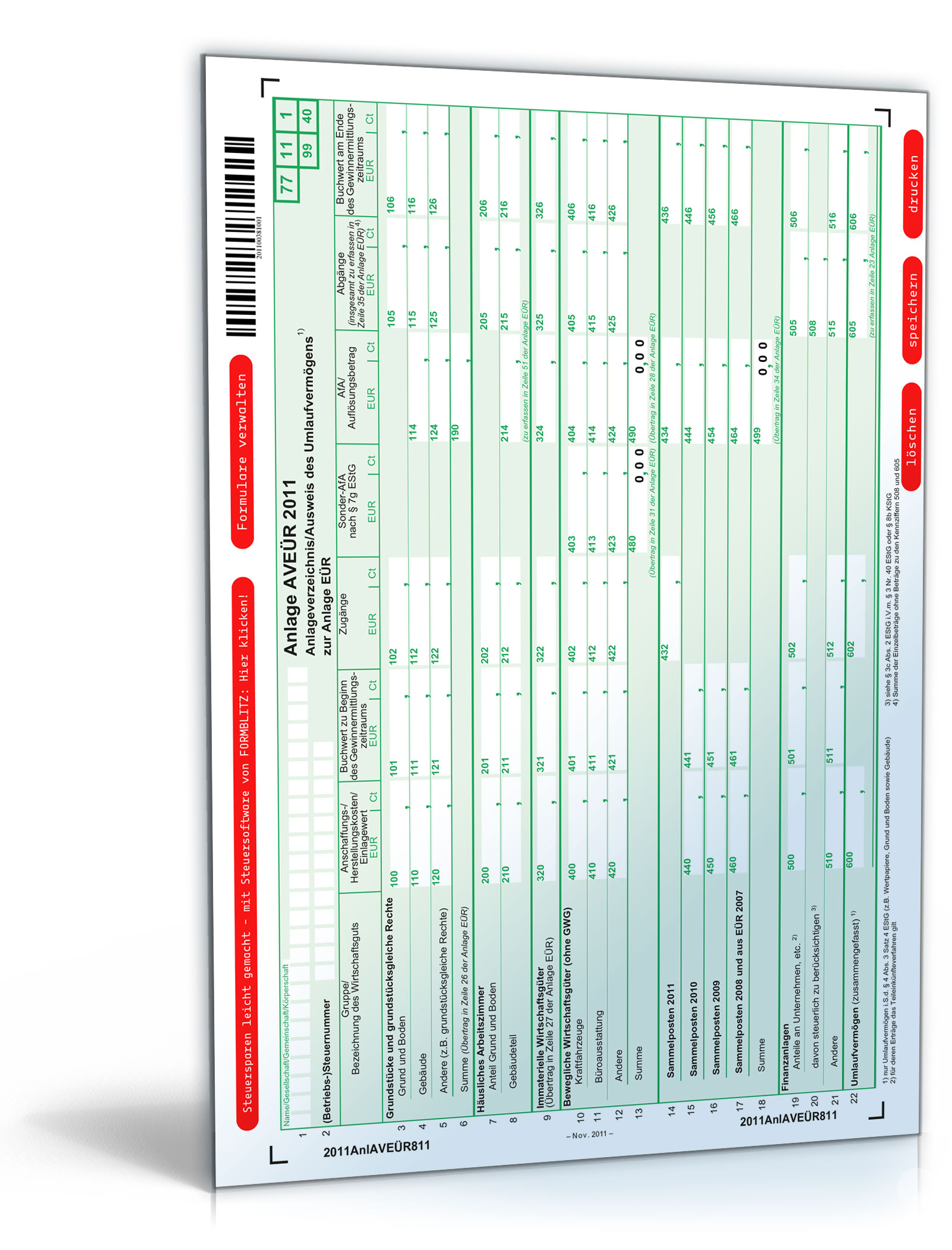 Anlage AVEÜR 2011 Dokument zum Download