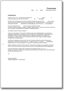 Arbeitszeugnis Note Vier bzw. "Ausreichend" Dokument zum Download