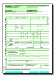 Ummeldung Dokument zum Download