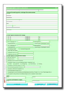 Antrag auf Ausstellung eines vorläufigen Personalausweises Dokument zum Download