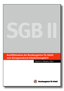 Ausfüllhinweise SGB II für ALG II Dokument zum Download