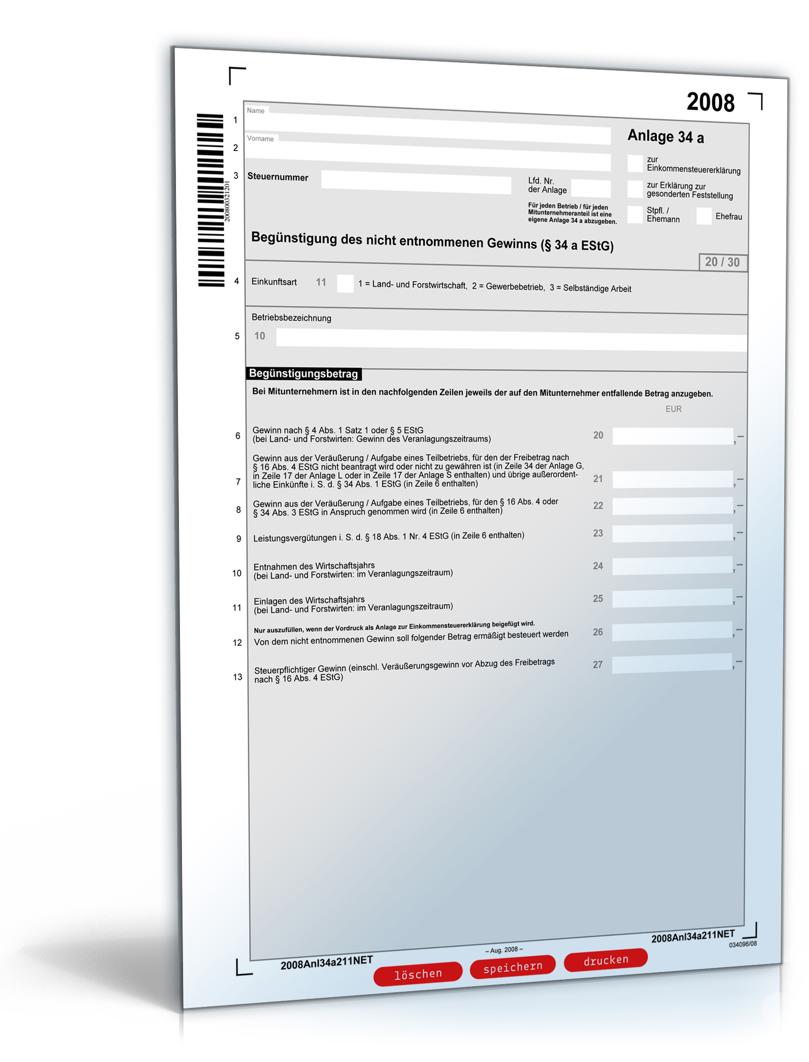 Anlage 34a (2008) Dokument zum Download