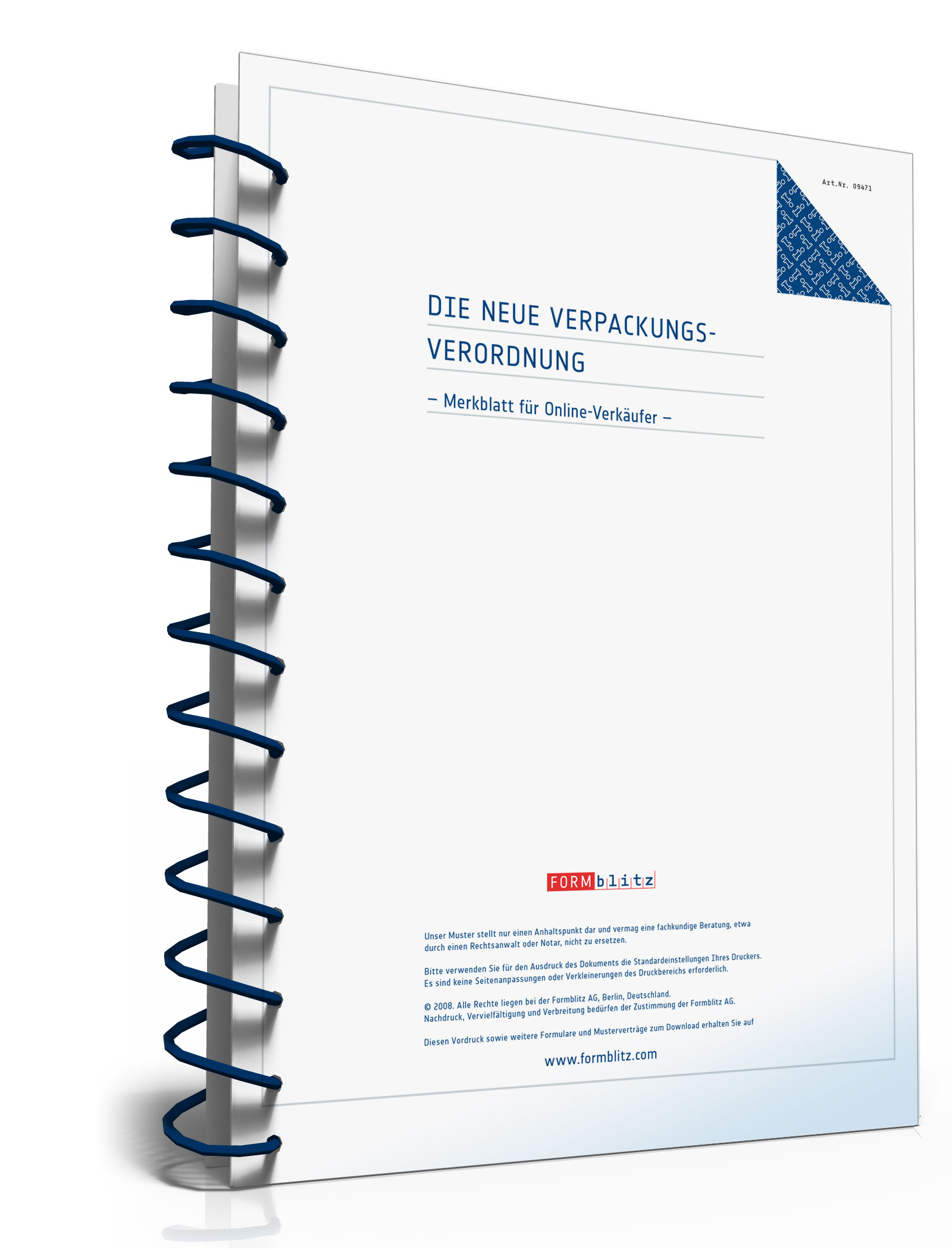 Merkblatt Verpackungsverordnung Dokument zum Download