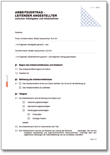 Arbeitsvertrag österreich download