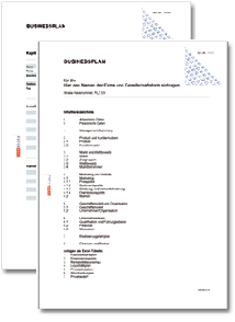 Businessplan allgemein Dokument zum Download