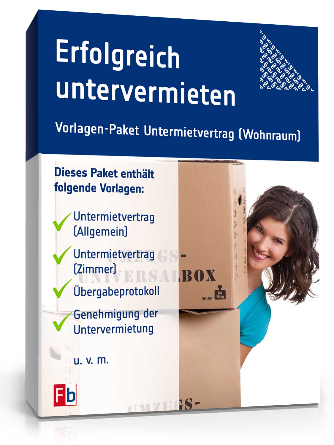 Vorlagen-Paket Untermietvertrag (Wohnraum) Dokument zum Download