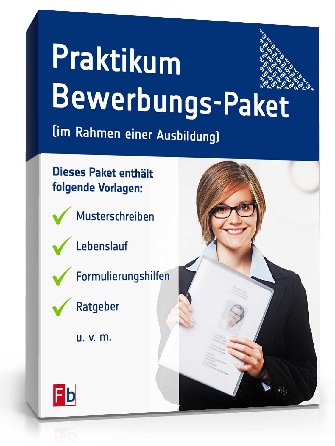 Bewerbungs-Paket Praktikum im Rahmen einer Ausbildung Dokument zum Download