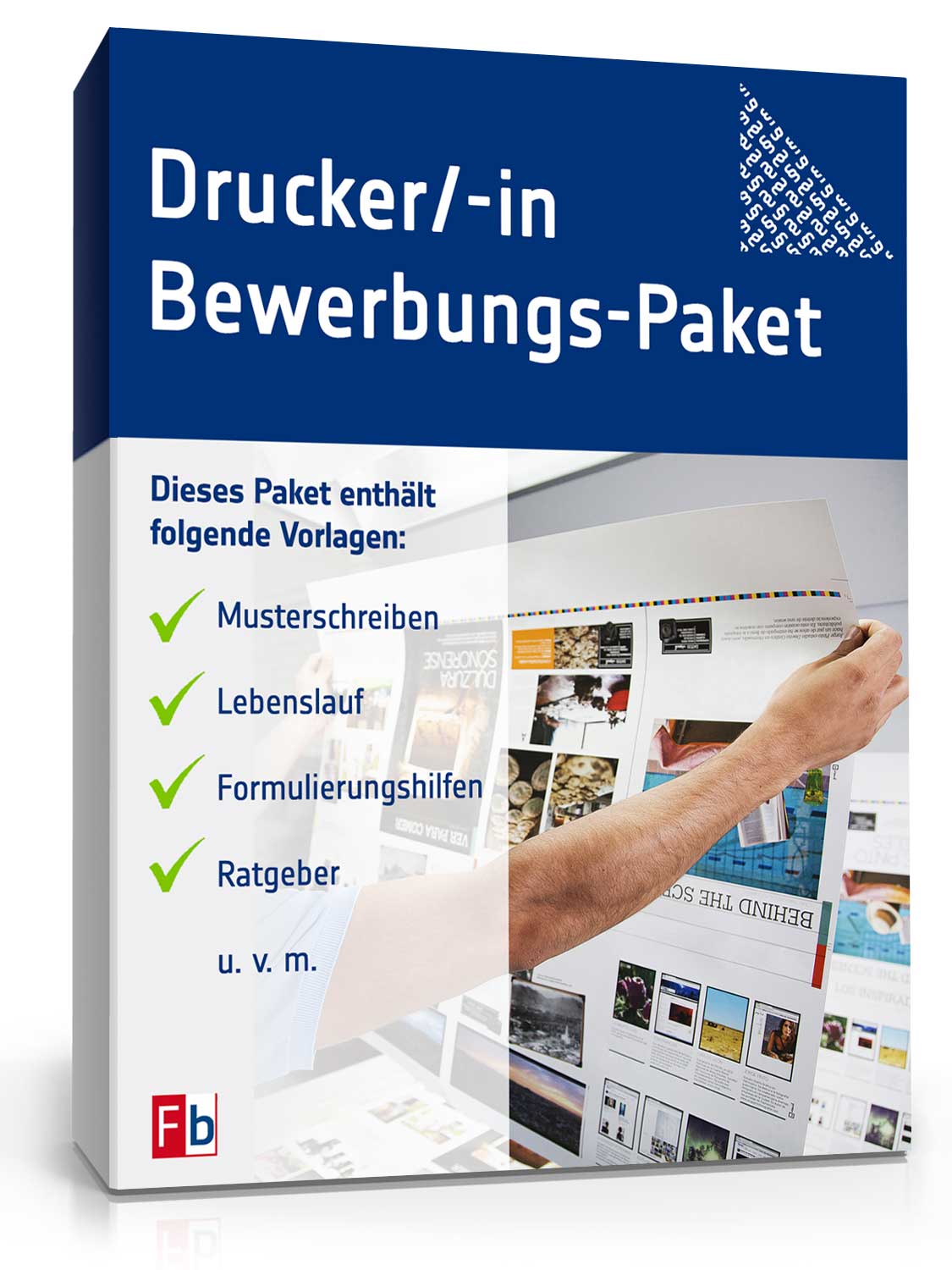 Bewerbungs-Paket Drucker/-in Dokument zum Download