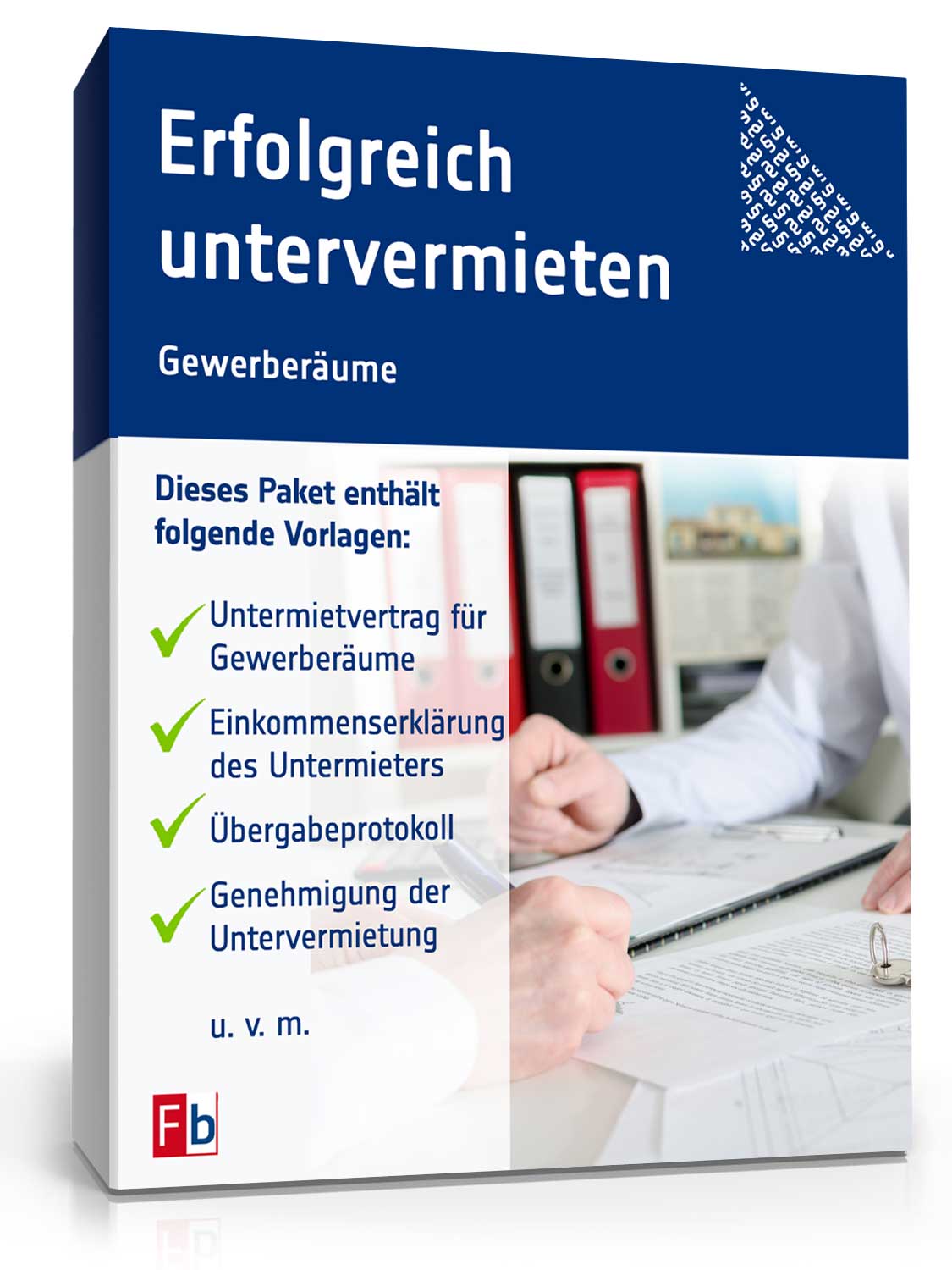 Vorlagen-Paket Untermietvertrag (Gewerberaum) Dokument zum Download