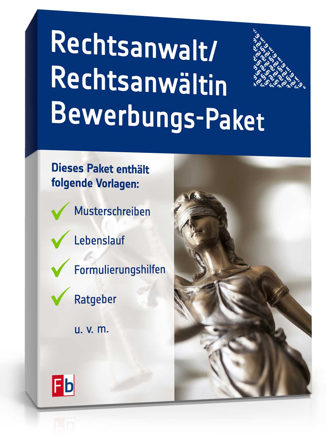 Bewerbungs-Paket Rechtsanwalt/Rechtsanwältin Dokument zum Download