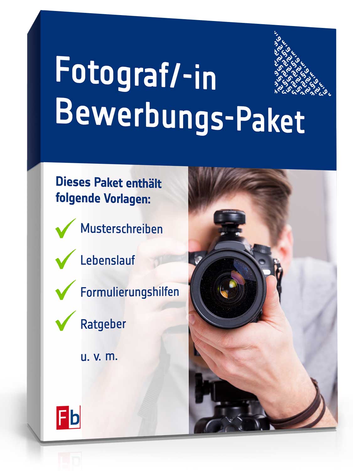 Fotograf/-in Bewerbungs-Paket Dokument zum Download