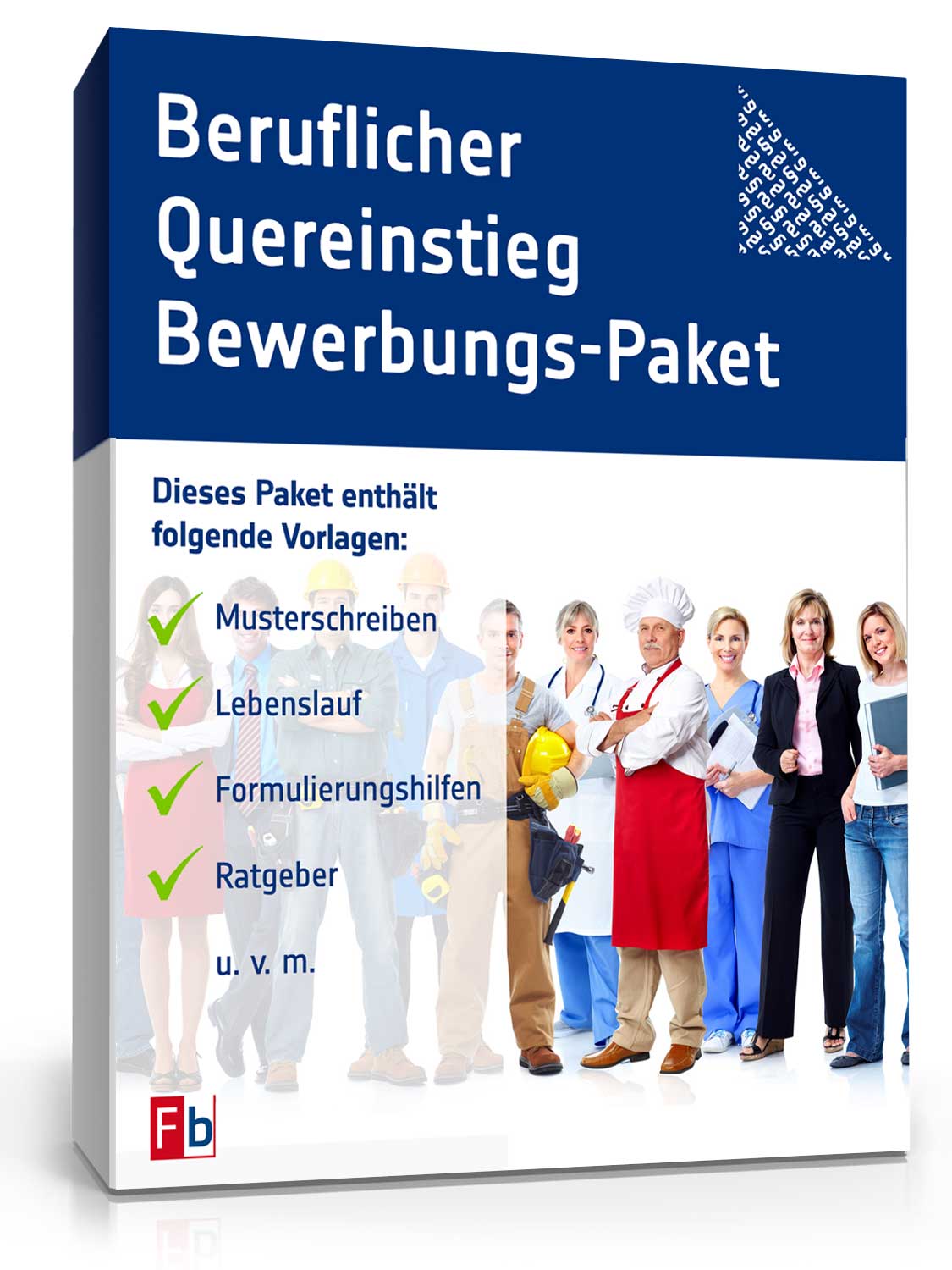 Beruflicher Quereinstieg Bewerbungs-Paket Dokument zum Download