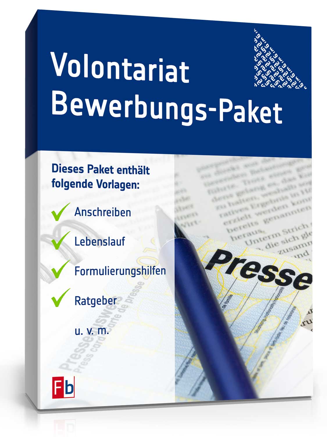 Volontariat Bewerbungs-Paket Dokument zum Download