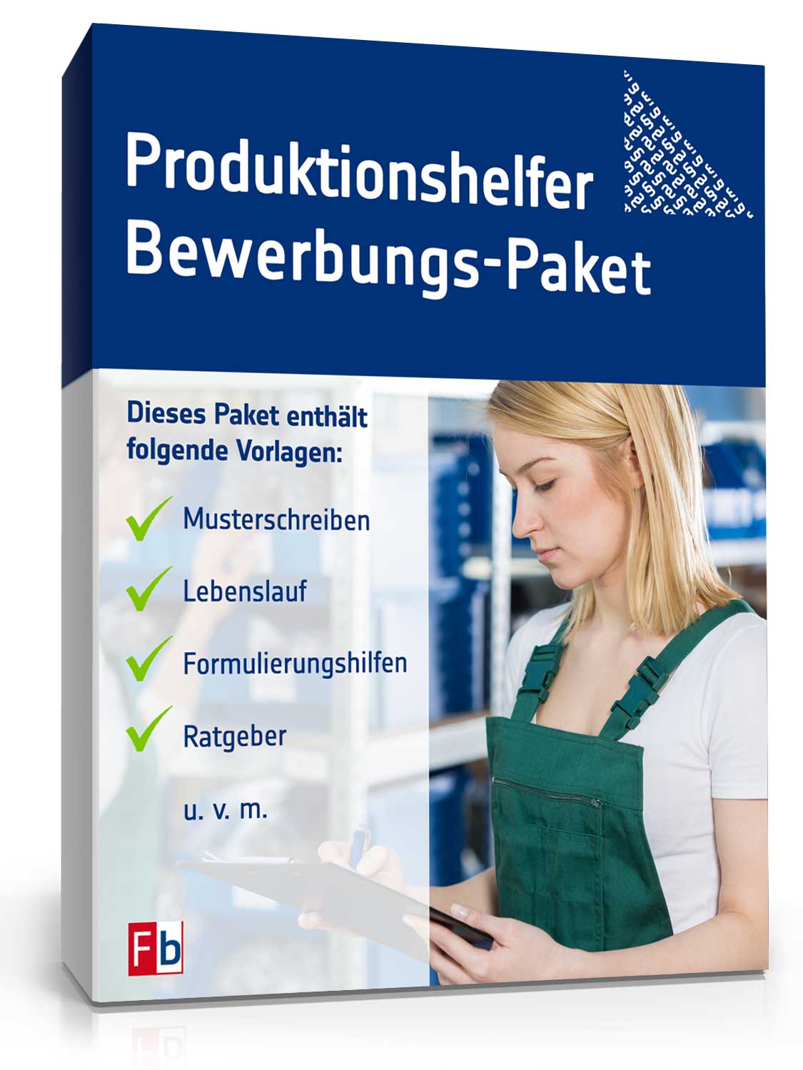 Produktionshelfer Bewerbungs-Paket Dokument zum Download