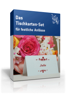 Tischkarten-Set für festliche Anlässe Dokument zum Download