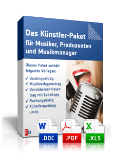 Das Künstler-Paket für Musiker, Produzenten und Musikmanager Dokument zum Download