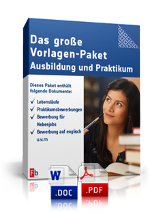 Das grosse Vorlagen-Paket Ausbildung und Praktikum Dokument zum Download