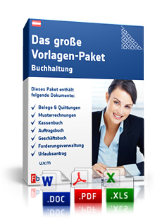 Vorlagen-Paket Buchhaltung 2011 Dokument zum Download