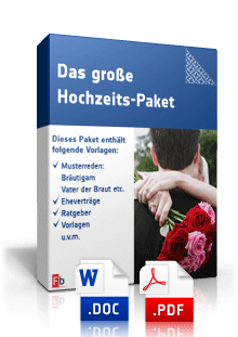 Das grosse Hochzeits-Paket Dokument zum Download